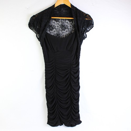 Ruby rox solid black lace - rox, back